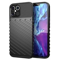 Samsung S22 Ultra Thunder Case Fekete Színű Ütésálló Szilikon Tok