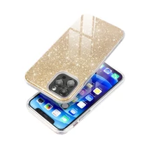 iPhone 14 Pro Shining Glitter szilikon tok (arany)