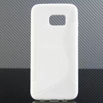 Apple iPhone 6 Plus / 6S Plus S-Line Fehér Színű Szilikon Tok