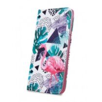 Apple iPhone XS Max Smart Magnet Flamingó Mintás Oldalra Nyíló Tok