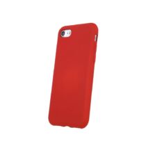 Apple iPhone 6 / 6S Silicone Matt Felületű Piros Színű Szilikon Tok
