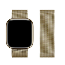 Forcell Milanese Loop - Apple Watch 38/40/41mm mágneses fém szíj arany