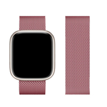 Forcell Milanese Loop - Apple Watch 42/44/45/49mm mágneses fém szíj rosegold