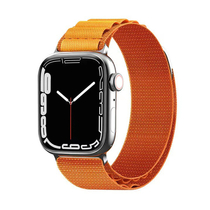 Apple Watch szövet óraszíj akasztóval narancs