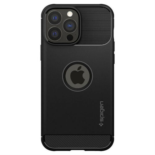 Spigen Rugged Armor iPhone 13 Pro Max telefon tok (fekete)