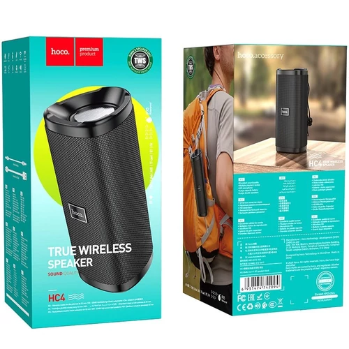 Hoco HC4 Bluetooth Speaker vezeték nélküli bluetooth hangszóró - fekete
