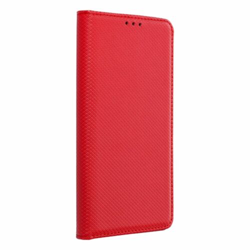 Smart Magnet oldalra nyíló tok iPhone 15 Pro Max (piros)