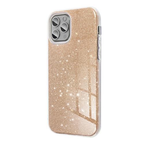Apple iPhone 15 Shining Glitter szilikon tok (arany)