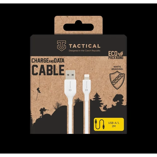 Tactical Stitch Thread USB - Lightning adat- és töltőkábel 2m (fehér)
