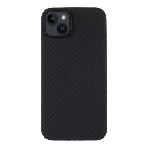 Tactical MagForce Aramid Prémium minőségű hátlapvédő tok MagSafe iPhone 14 Plus fekete carbon