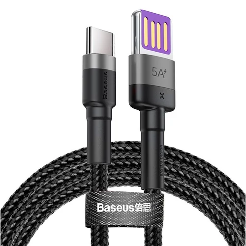 Baseus Cafule USB - Type-C adatkábel 5A 40W 1m fekete