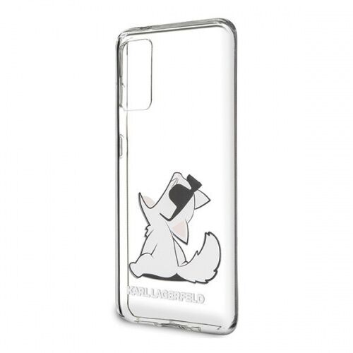 Samsung S20 Karl Lagerfeld Hátlapvédő tok átlátszó (KLHCS62CFNRC)