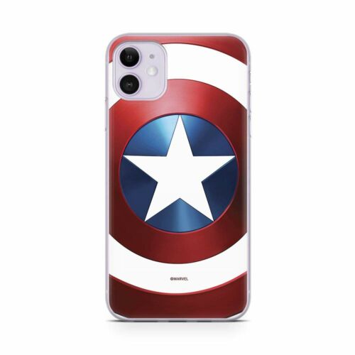 Apple iPhone XR Marvel Captain America 025 Mintás Szilikon Tok Színes