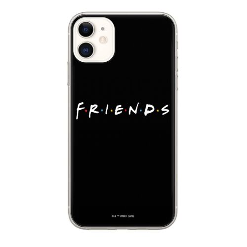 Apple iPhone 7 / 8 / SE 2020 / SE 2022 Friends 002 mintás szilikon tok (fekete)