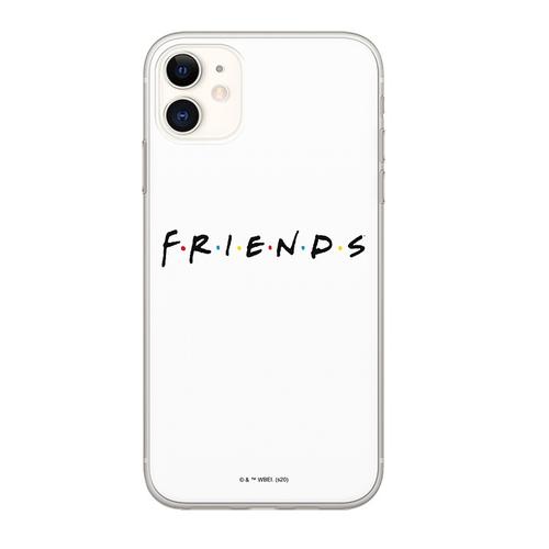 Apple iPhone XR Friends 002 Mintás Szilikon Tok Fehér