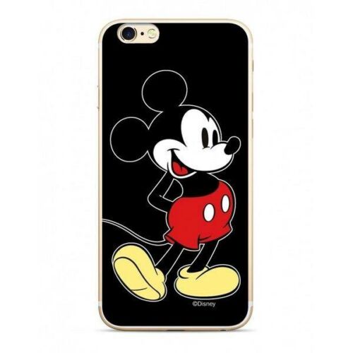 Samsung A20E Disney Mickey Mouse Mintás Szilikon Tok Fekete
