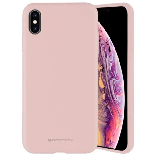 Apple iPhone X / XS Mercury Silicone Matt Pink Sand Színű Szilikon Tok Prémium Minőség
