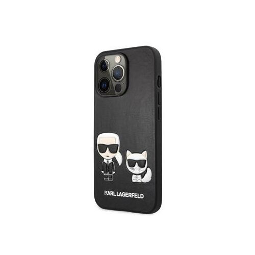 Apple iPhone 13 Pro Karl Lagerfeld Hátlapvédő Tok Fekete (KLHCP13LPCUSKCBK)