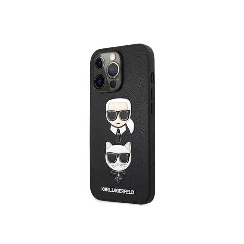 Apple iPhone 13 Pro Karl Lagerfeld Hátlapvédő tok fekete (KLHCP13LSAKICKCBK)