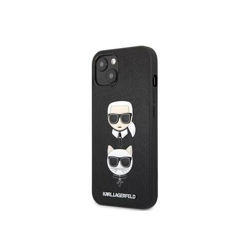 Apple iPhone 13 Mini Karl Lagerfeld Hátlapvédő tok fekete (KLHCP13SSAKICKCBK)