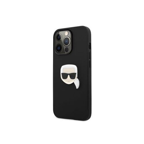 Apple iPhone 13 Pro Karl Lagerfeld Hátlapvédő Tok Fekete (KLHCP13LPKMK)
