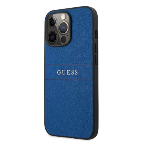 Apple iPhone 13 Pro Guess Hátlapvédő Tok Kék (GUHCP13LPSASBBL)