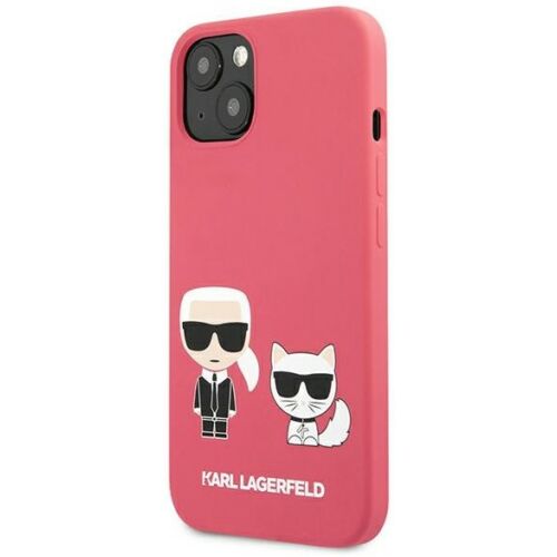 Apple iPhone 13 Karl Lagerfeld Hátlapvédő tok Rózsaszín (KLHCP13MSSKCP)