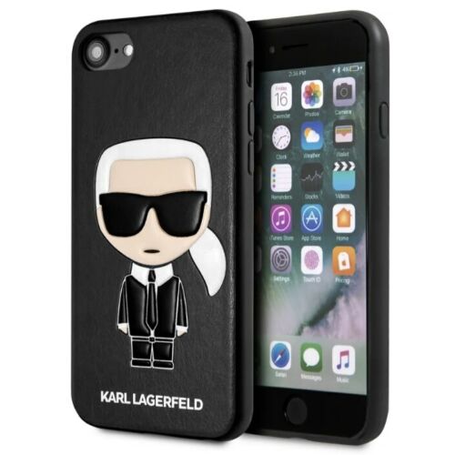 Apple iPhone 7 / 8 / SE 2020 Karl Lagerfeld Hátlapvédő Tok Fekete (KLHCI8IKPUBK)
