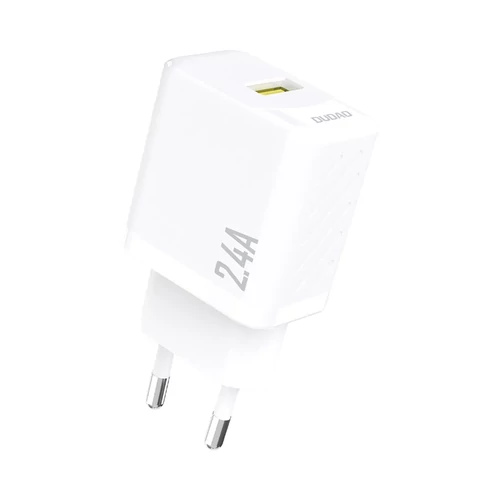 Dudao A23 hálózati töltő adapter 2,4A (fehér)