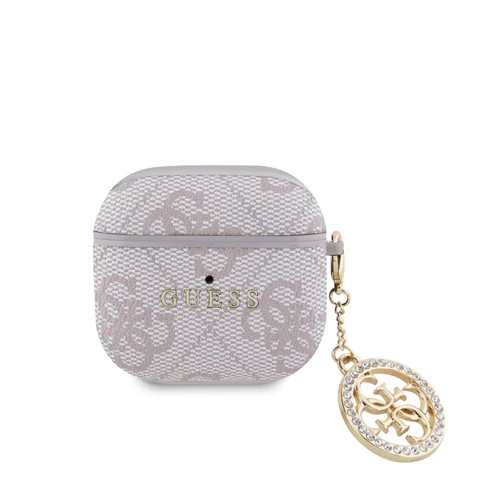 Guess 4G Script Charms AirPods 4 tok (pink)