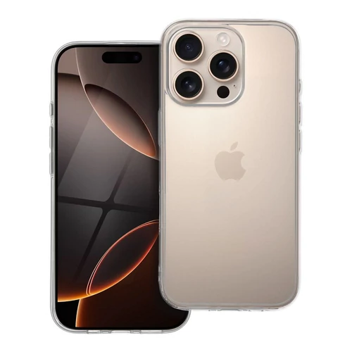 iPhone 16 Pro Clear 2mm vastag szilikon tok kameravédővel átlátszó