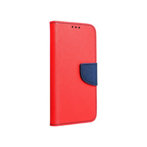Xiaomi Redmi Note 10 Pro / Note 10 Pro Max Fancy oldalra nyíló tok (piros / sötétkék)