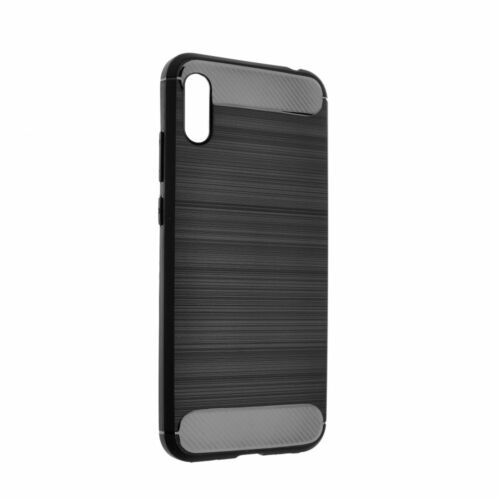 Apple iPhone 7 / 8 / SE 2020 Carbon Karbonmintás Fekete Színű Szilikon Tok