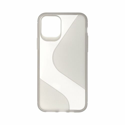 Apple iPhone 11 Pro S-Case Füst Színű Szilikon Tok