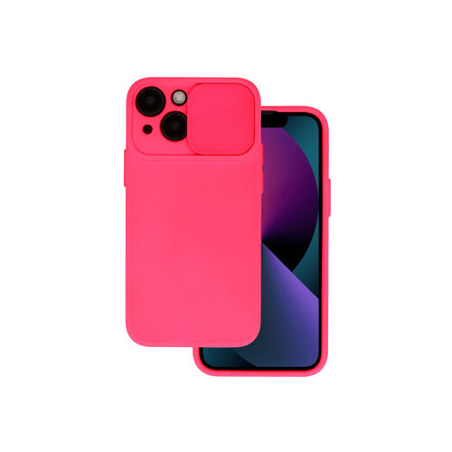 Apple iPhone 13 Pro Max Camshield Pink Színű Kameravédő Szilikon Tok