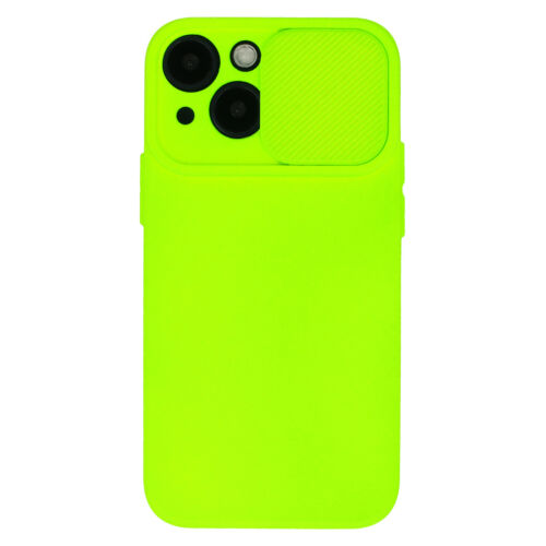 Apple iPhone 13 Pro Camshield Lime Zöld Színű Kameravédő Szilikon Tok