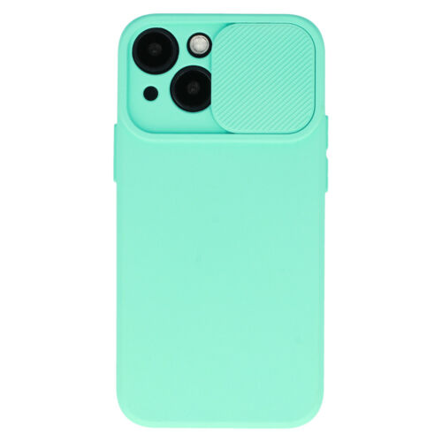 Apple iPhone 13 Mini Camshield Menta színű Kameravédő szilikon tok