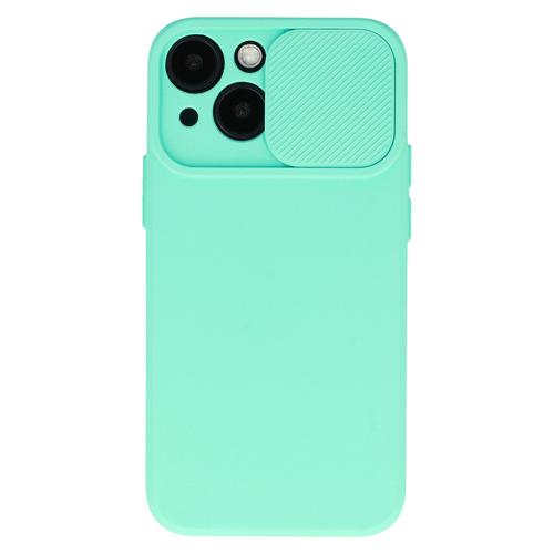 Apple iPhone 12  Camshield Menta Színű Kameravédő Szilikon Tok