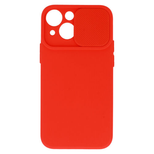 Apple iPhone 7/8/SE 2020/SE 2022 Camshield Piros Színű Kameravédő Szilikon Tok