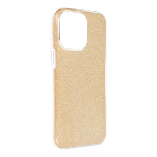 iPhone 14 Shining Glitter szilikon tok (arany)