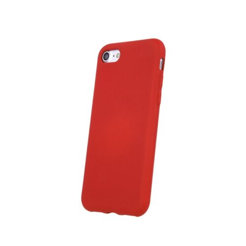 Apple iPhone 14 Silicone matt felületű szilikon tok (piros)
