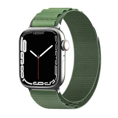 Apple Watch szövet óraszíj akasztóval zöld
